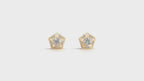 Aarinya Pentas Star Lab-Grown Diamond Tops Earrings