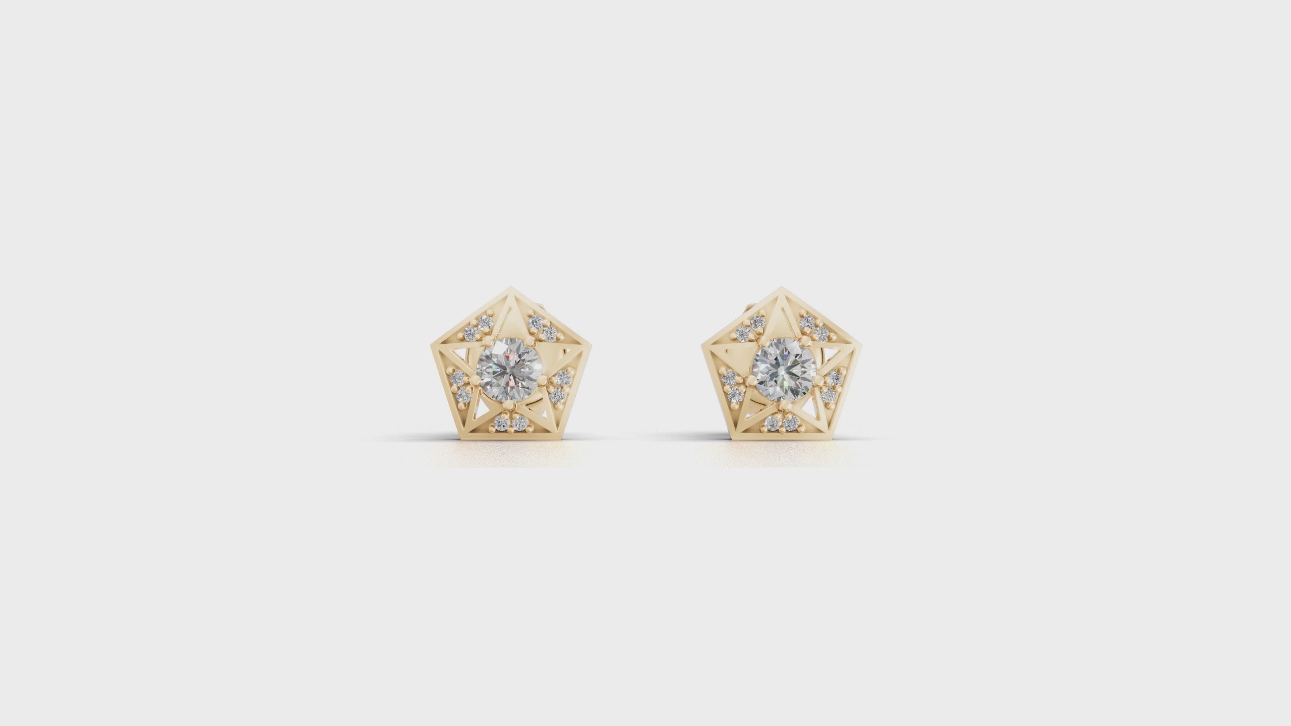 Aarinya Pentas Star Lab-Grown Diamond Tops Earrings