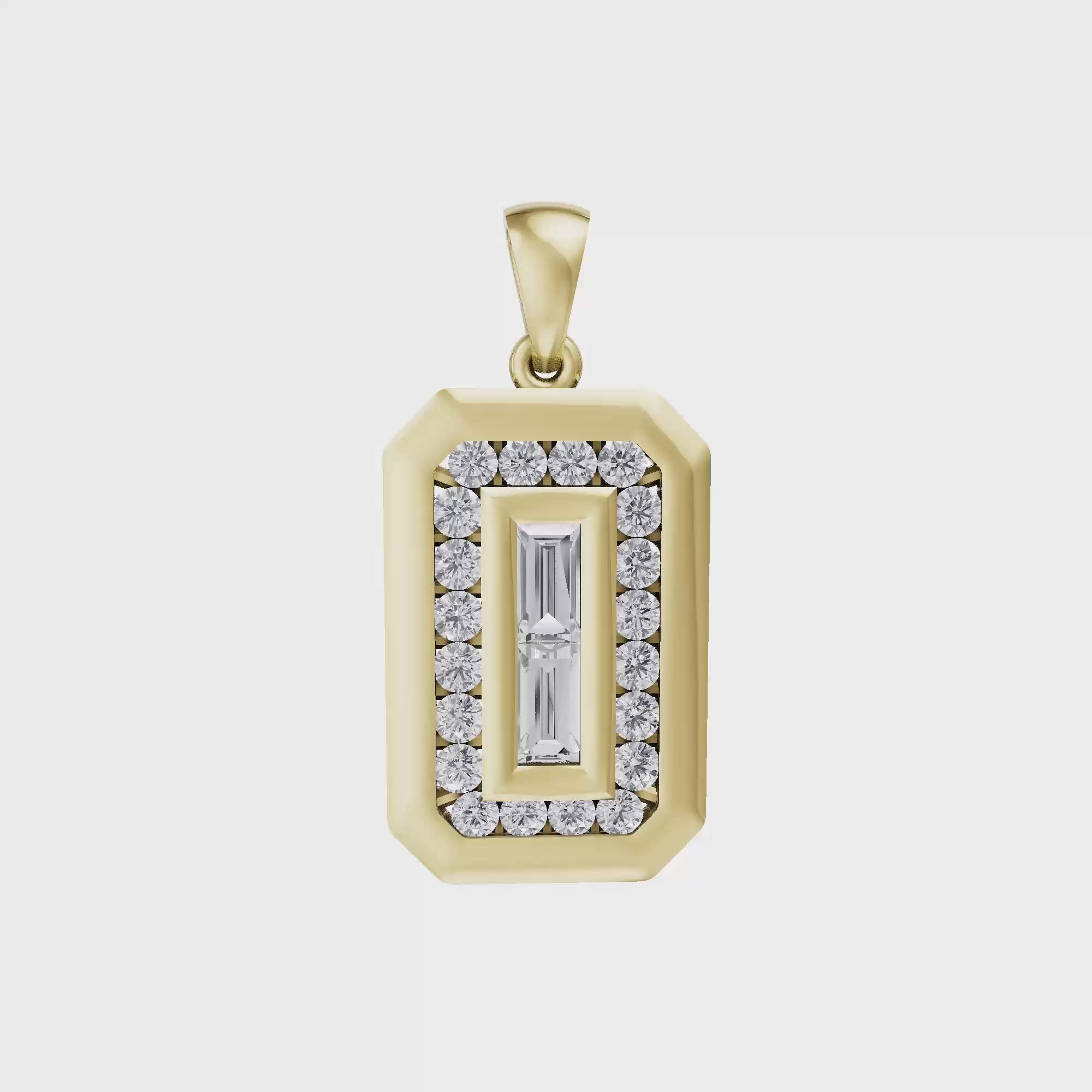 Aarinya Starburst Lab-Grown Diamond Pendant, Lumina Compass Star Medallion Pendant