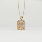 Aarinya Centurion Minimalist Stepped Illusion Cushion Pendant