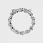 Aarinya Braided Circle Pave Diamond Pendant Element, The Twisted Halo Diamond Pendant