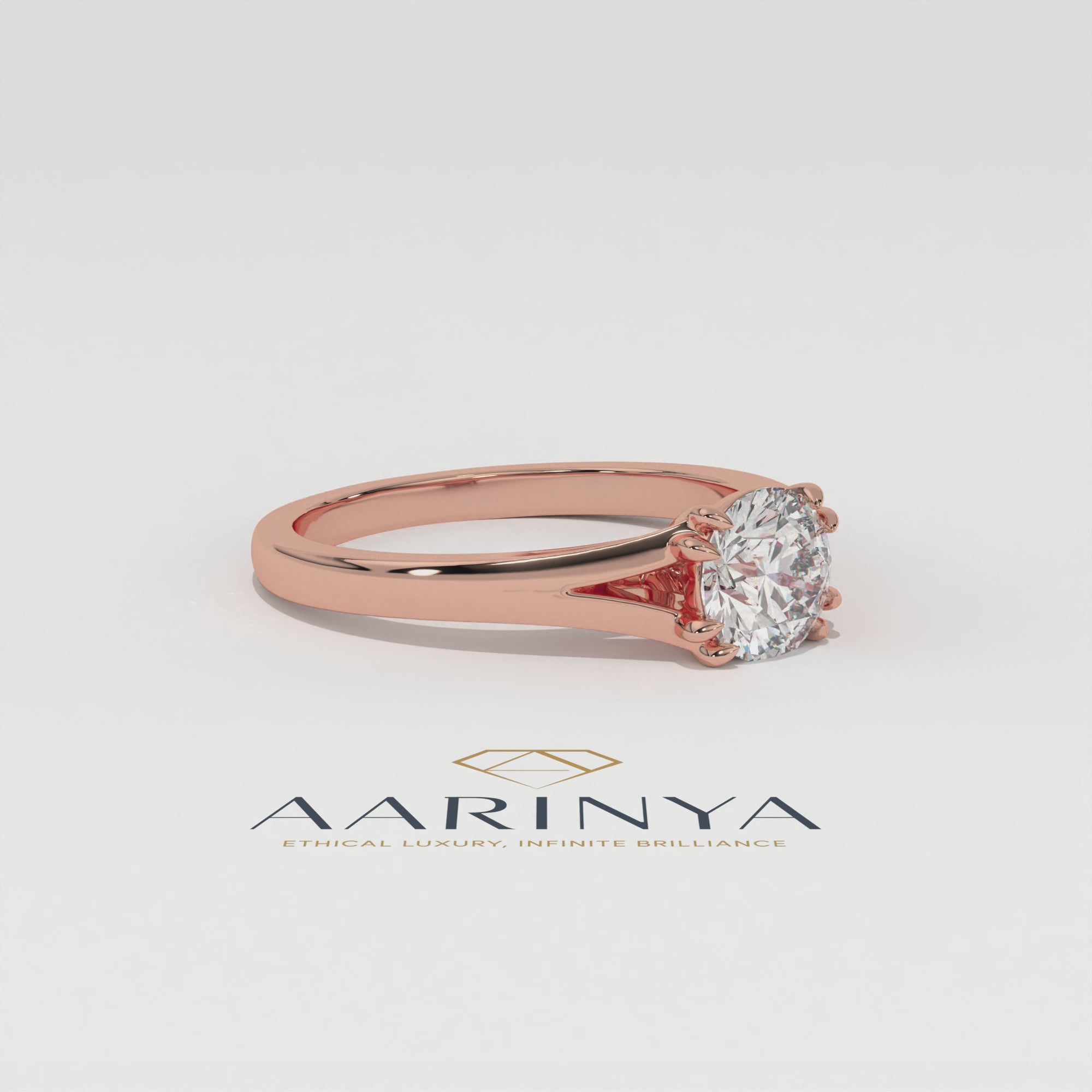 Aarinya Cathedral VVS-VS Edition Lab-Grown Ring